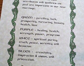 handfasting colors