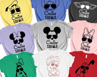 Disney Cruise Shirts, Disney Family Cruise Shirts, Disney Family Shirts, Disney Wish Shirts, Cruise Squad Shirts, Disney Cruise Sunglasses