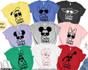 Disney Cruise Shirts, Disney Family Cruise Shirts, Disney Family Shirts, Disney Wish Shirts, Cruise Squad Shirts, Disney Cruise Sunglasses