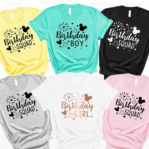 Disney Birthday Shirt, Disney Birthday Squad Shirts, Disney Family Shirts, Disney Birthday, Disney World Shirts, Disney Birthday Girl Shirt image 2