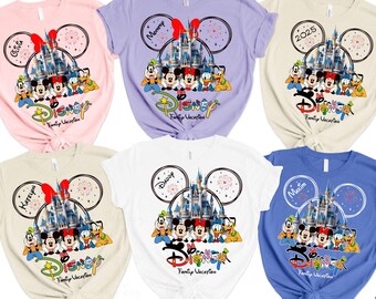 Disneyland Family Shirts, Custom Disney Shirt, Disneyworld Family Shirts, Disney Family Shirts, Personalized Disney Shirts, Disney Trip, D24
