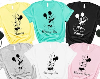 Disney Family Shirts, Disney Birthday Shirts, Disney Matching Shirts, Disney Shirts, Disney World Shirts, Disney Shirts 2022, Custom Disney