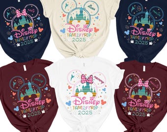 Disneyland Family Shirts, Disneyworld Shirts, Custom Disney Family Shirts, Disney Trip Family Shirts, Magic Kingdom Shirts, Personalized