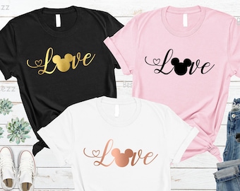 Disney Shirts, Disney Love Shirt, Disney Shirts For Women, Disney Family shirts, Women Disney Shirts, Disney World Shirts, Disney Girls Trip