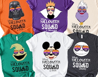 Custom Disney Halloween Family Shirts, Disneyland Halloween Tees, Disney Halloween Squad Matching Shirts, Mickey's Not So Scary Halloween