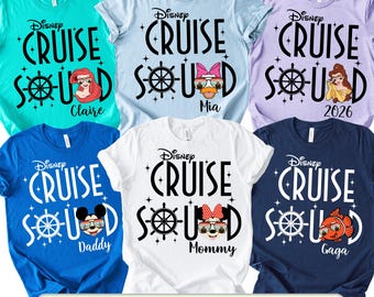 Custom Disney Cruise Shirts, Disney Cruise Family Shirts, Matching Disney Cruise Tees, Disney Family Shirts, Disney Cruise Squad Shirts