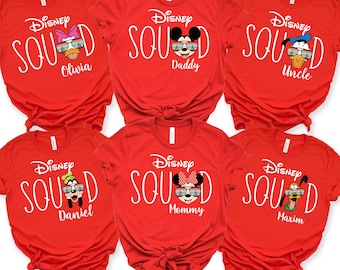 Disneyland Shirts, Disneyworld Shirt, Disney Family Shirts, Disney Squad Shirts, Custom Disney Shirts, Personalized Disney Family Shirts
