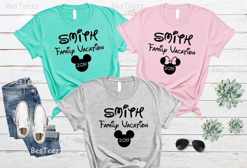 etsy disney family shirts