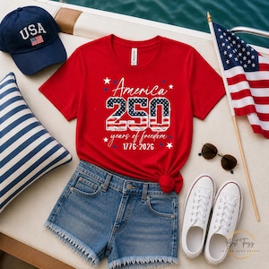 USA 250th Anniversary Shirt, 4th July Tee, USA 250th Anniversary Independence Day Shirts, 4th July 250th Year Shirts, 4th July Family Shirts 画像 6