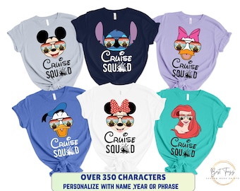 Camisetas de cruceros Disney, camisetas familiares de cruceros Disney, camisetas a juego para familias de cruceros Disney, camisetas para el equipo de cruceros Disney, gafas de sol Disney