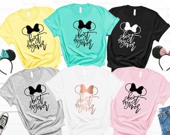 Disney Shirt For Women, Best Day Ever Disney Shirt, Disney Shirts, Minnie Mouse Shirt, Girls trip Disney Shirts, Disney Family Shirts