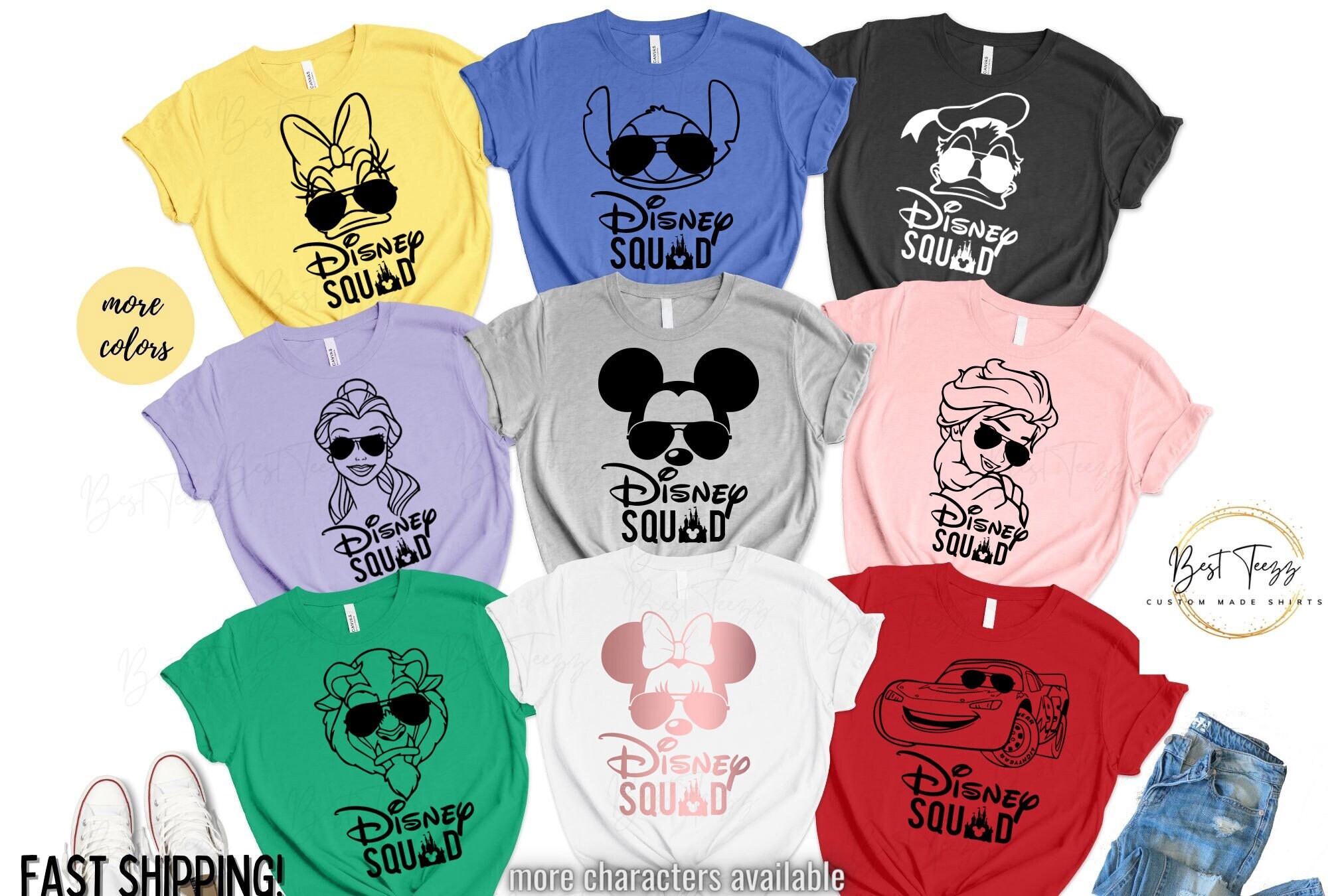 Disney Family Shirts Disney Squad Shirts Family Disney Shirts