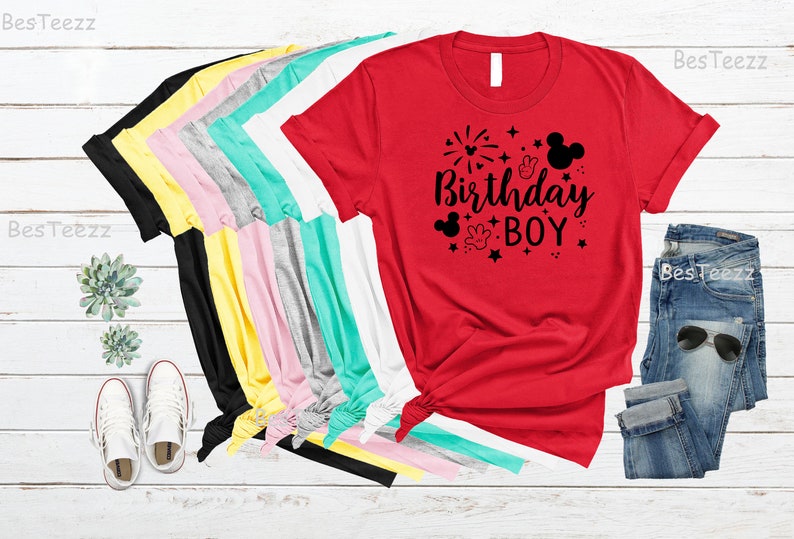 Disney Birthday Shirt, Disney Birthday Squad Shirts, Disney Family Shirts, Disney Birthday, Disney World Shirts, Disney Birthday Girl Shirt image 3