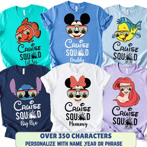 Disney cruise Shirts, Disney Cruise Family Shirts, Matching Disney Cruise Family Shirts, Disney Cruise Squad Shirts, Disney Sunglasses imagem 1