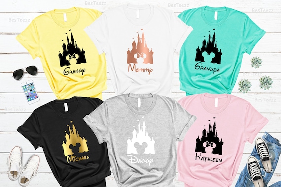 etsy disney shirts for family