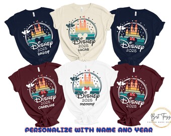 Disney Family shirts, Disney Castle Shirt, Custom Disney Family Shirts, Disneyland Shirts, Disneyworld Shirts, Magic Kingdom Shirts,