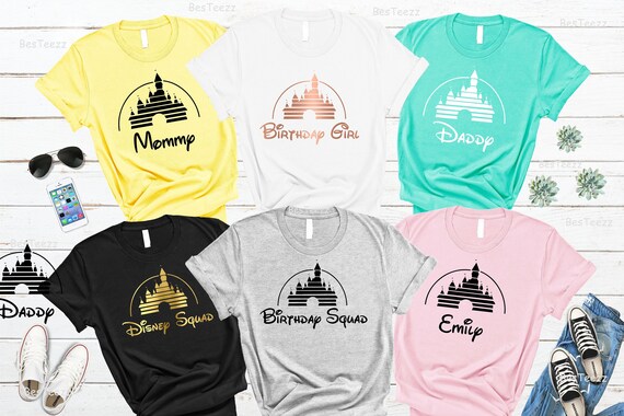 disney family birthday shirts