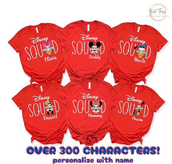 Disneyland Shirts, Disneyworld Shirt, Disney Family Shirts, Disney Squad Shirts, Custom Disney Shirts, Personalized Disney Family Shirts