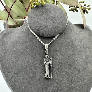 Maat Ancient Egyptian Sterling Silver Pendant or Necklace