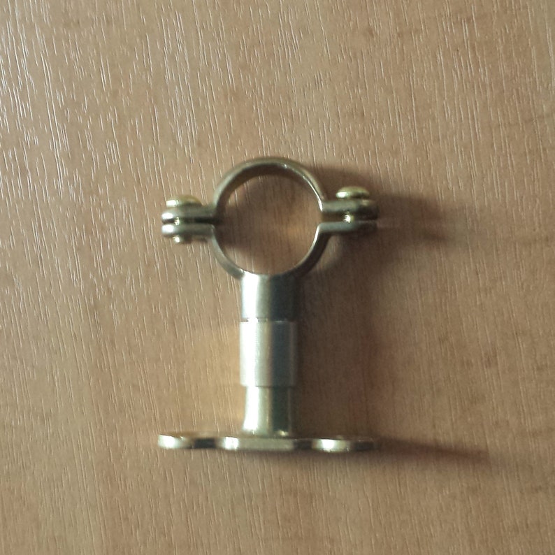 Brass Pipe Clips Etsy