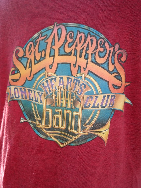 Vintage Beatles Sgt Pepper's T-shirt Transfer! (R… - image 1