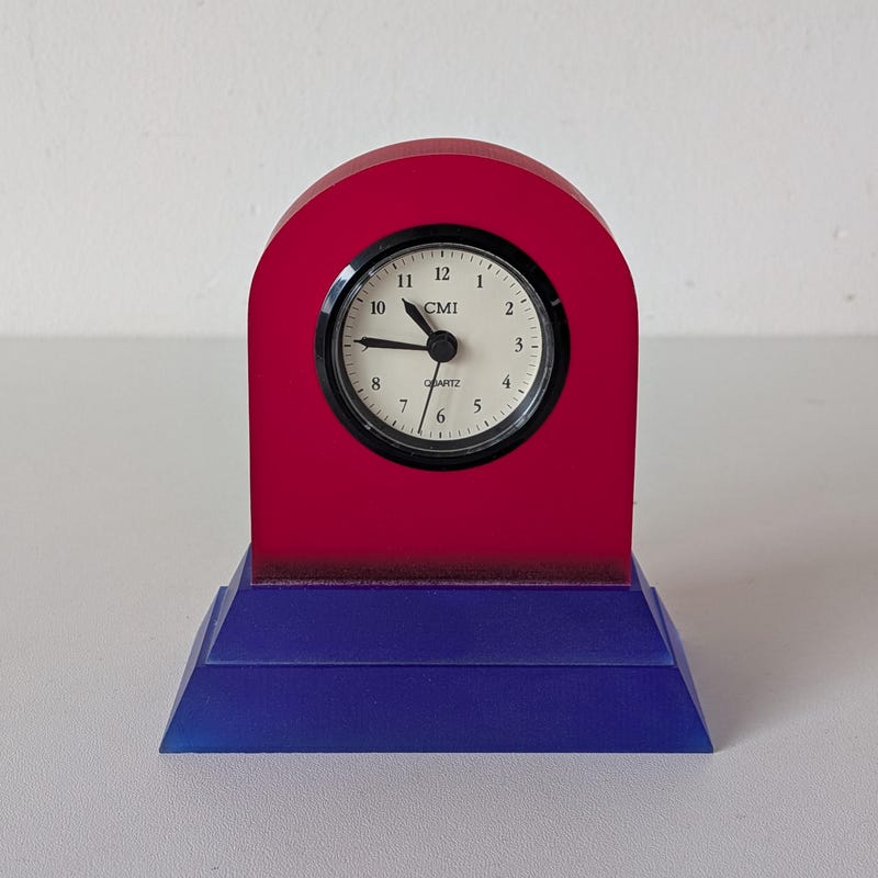 Memphis Design Clock - Etsy