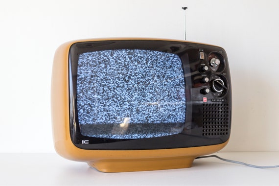 レトロテレビNATIONAL TRANSISTOR TV TR-10F Vintage Space Age 1976 National Transistor TV Model TR-542S by