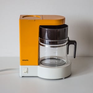 Super Süsse KRUPS Type 260A: Kompakte Vintage Kaffeemaschine (Orange)