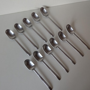 Vintage IKEA Data Soup Spoons (set of 11) – 1990s Scandinavian