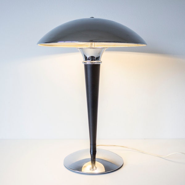 Vintage jaren 80 Ikea Dakapo tafellamp model B9108 Art Deco / Bauhaus Mushroom Style