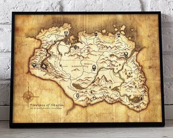 Skyrim Black Minimalist Admirer Artwork Poster XPprints t picture about Printable Skyrim Map named Skyrim Black Minimalist Admirer Artwork Poster XPprints t