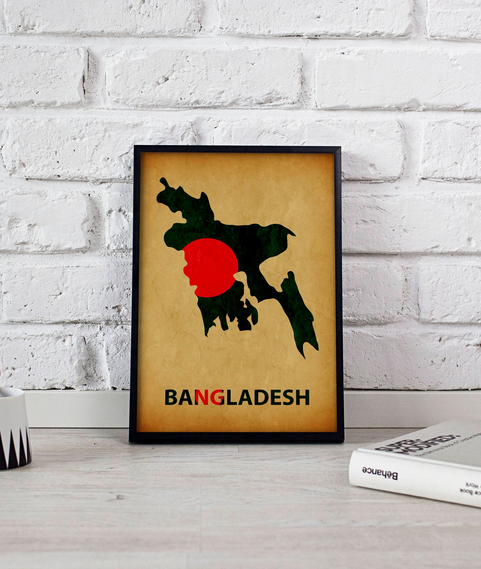 Bangladesh poster Bangladesh art Bangladesh Map poster Etsy