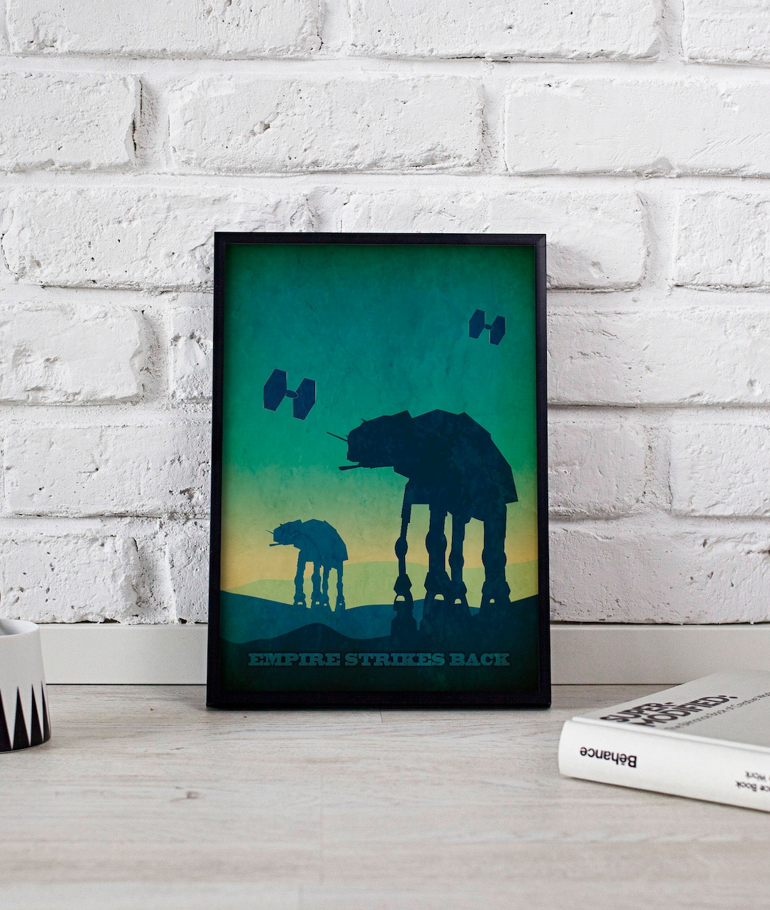 The Empire Strikes Back Print Poster Star Wars Wall Art - Etsy