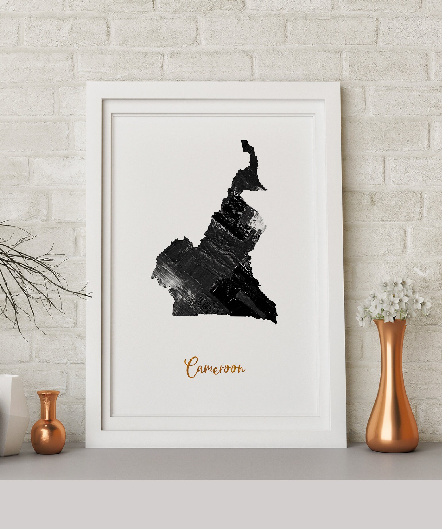 Cameroon Wall Art Cameroon Poster Cameroon Print Cameroon Wall | Etsy