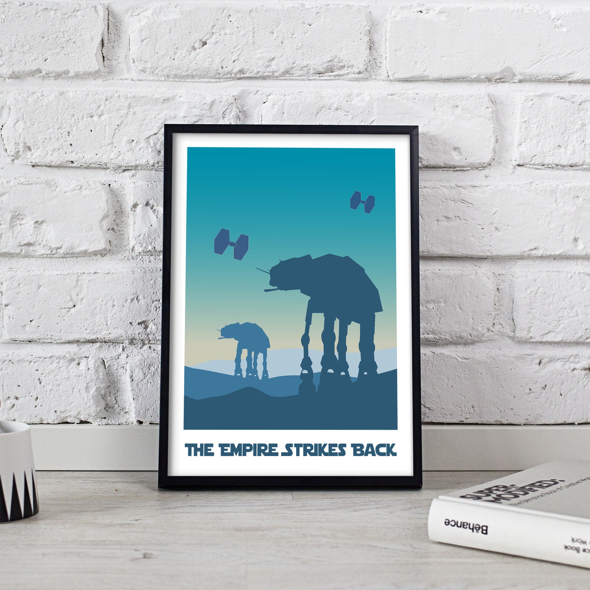 Star wars Poster art print wall art decor The Empire Strikes Etsy