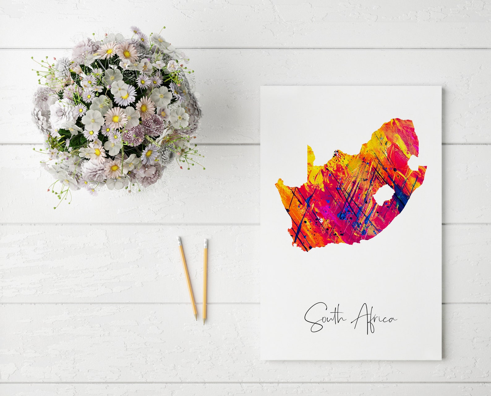 South Africa Wall Art South Africa Poster South Africa Print Etsy