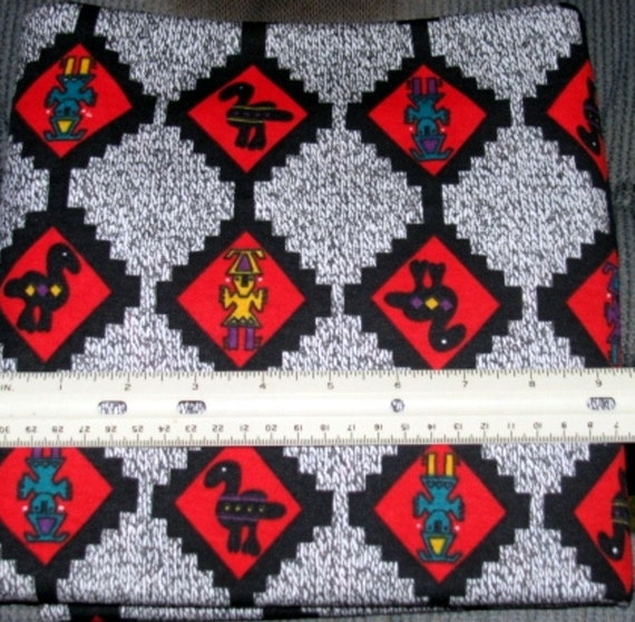 NATIVE DESIGN in DIAMONDS Cotton Knit Flannel Fabric 61