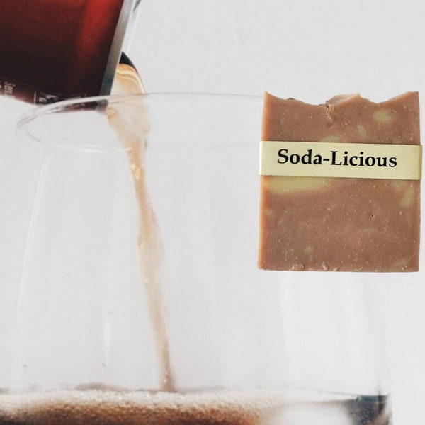 Soda-Licious Cola Soap Bar
