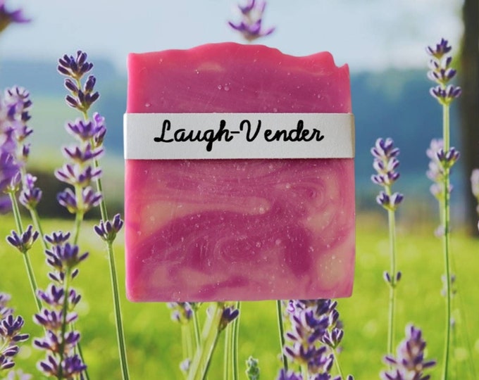 Laugh-Vender  Lavender Soap Bar