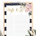 Gift List Bridal Shower Printable Gift Tracker Floral Decorations for ...