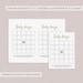 Baby Bingo Cards Gold Glitter Baby Shower Games Printable Baby | Etsy