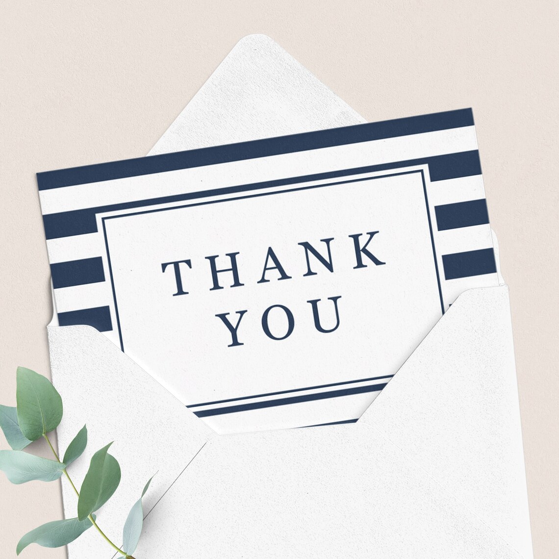Thank You Cards Printable Baby Shower Thank You Card Template Etsy