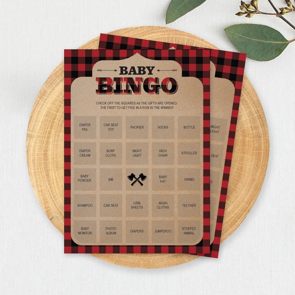 Plaid Baby Shower - Etsy