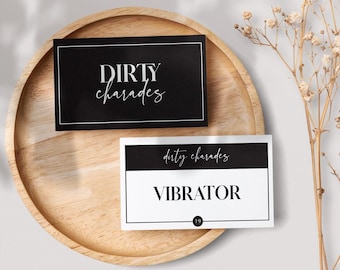 Dirty Charades: Bachelorette Party Game (Instant Download) MS1