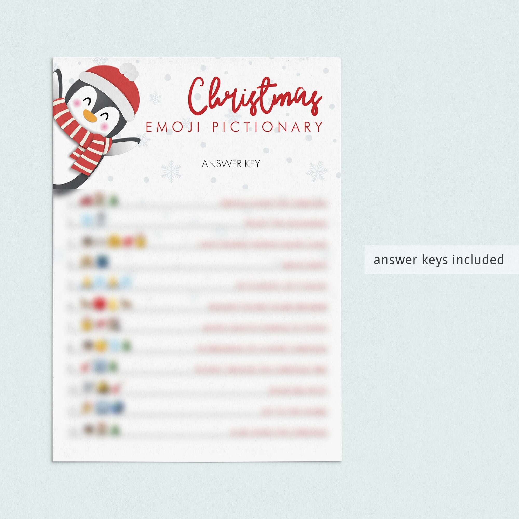 Christmas Games Pack of 4 Xmas Games Bundle Printable Holiday | Etsy