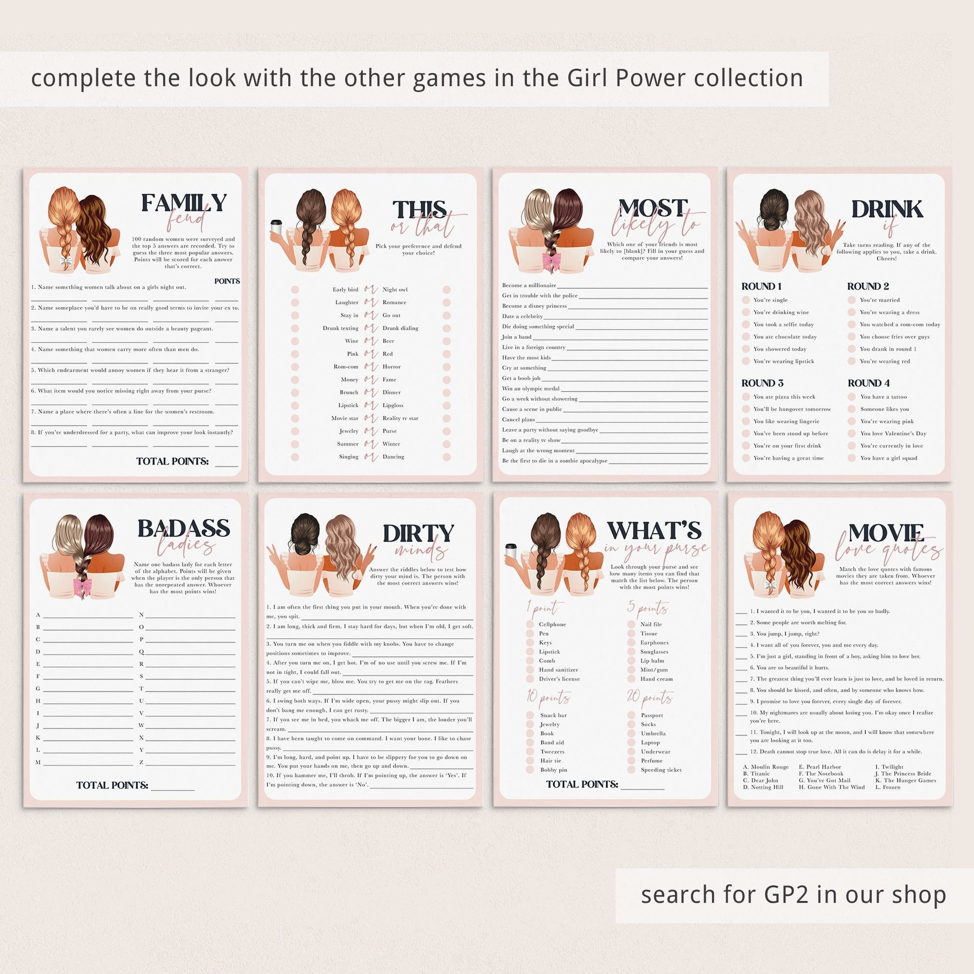 Party Games Who Is Most Likely To Game Ladies Night Game for Zoom