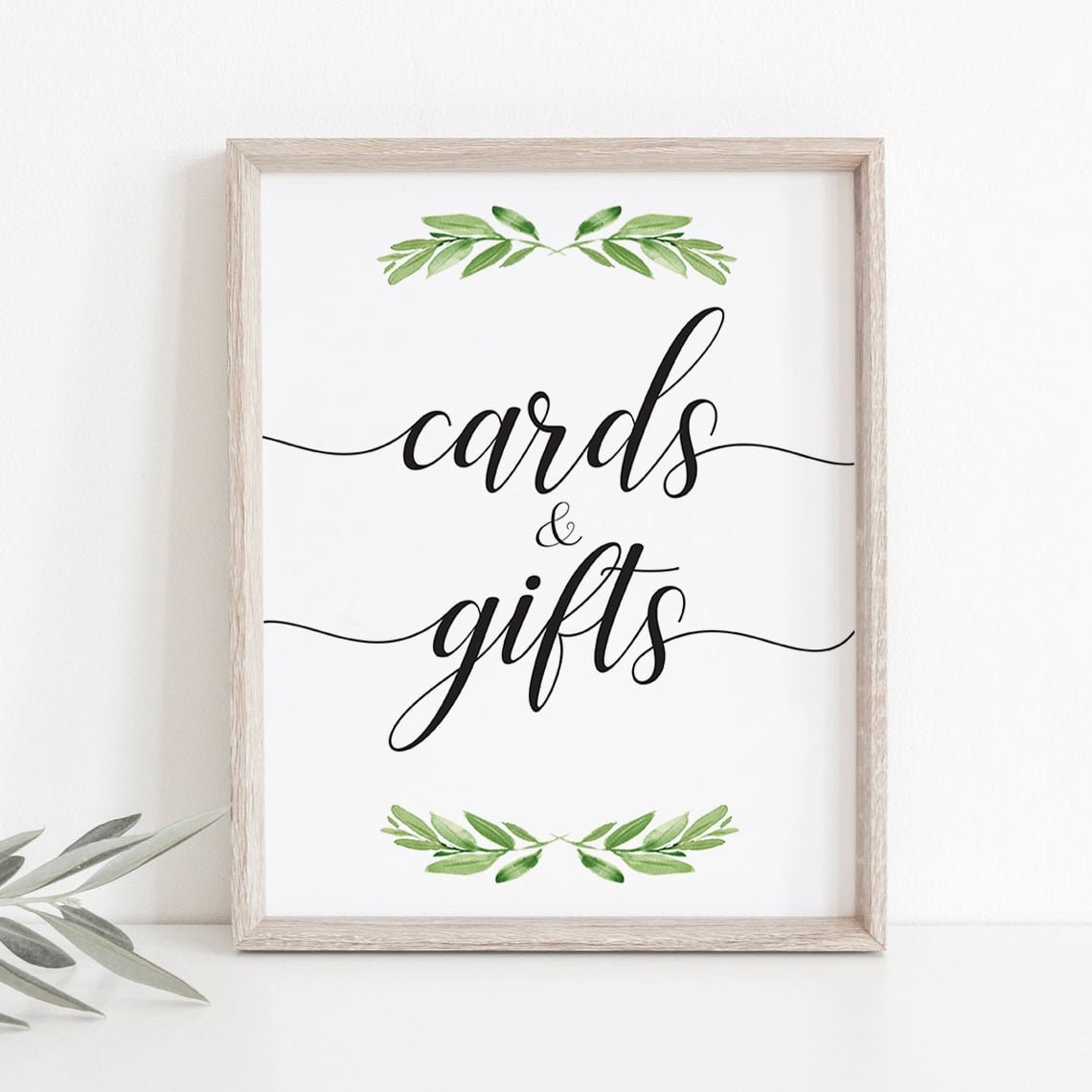 Free Printable Cards And Gift Sign Green