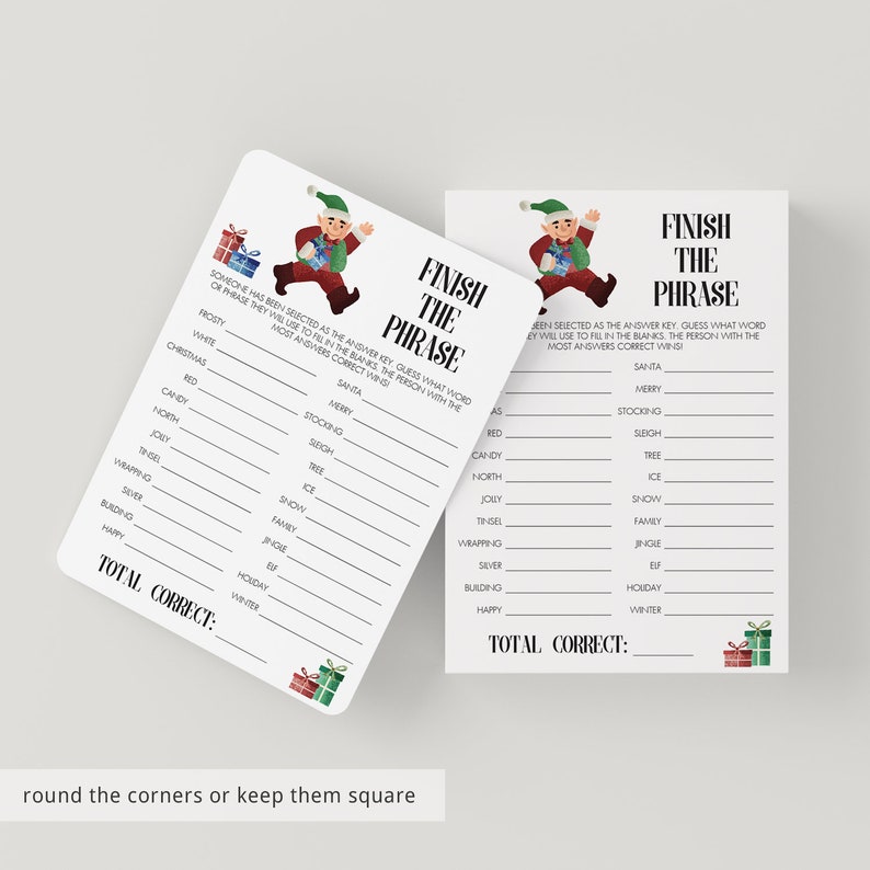 Christmas Games for Virtual Party Games Bundle Fun Christmas Etsy