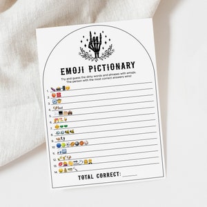 Gothic Bachelorette Games Templates Bride or Die Hen Party Family Feud