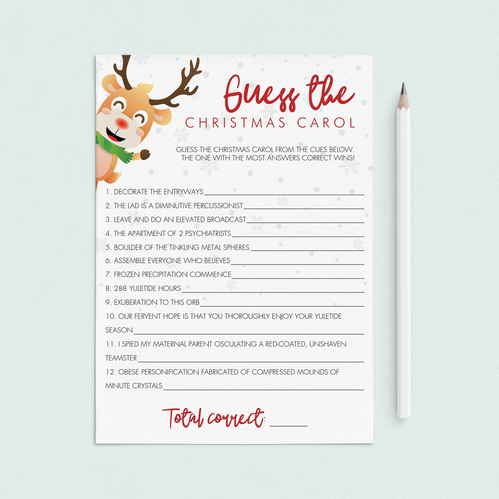 Christmas Games for Virtual Party Games Bundle Fun Christmas Etsy